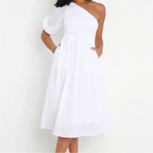 PETAL & PUP DEMETRIA DRESS - WHITE